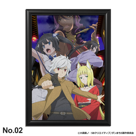 ダンまち:10周年記念メタルキャンバス