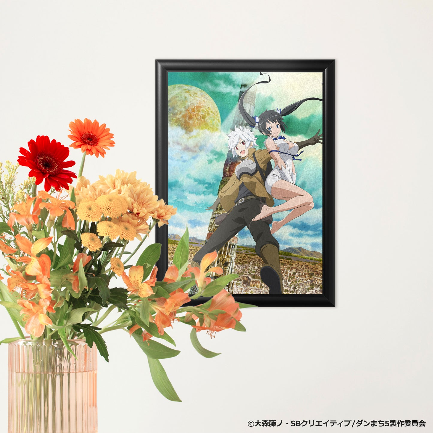 ダンまち:10周年記念メタルキャンバス