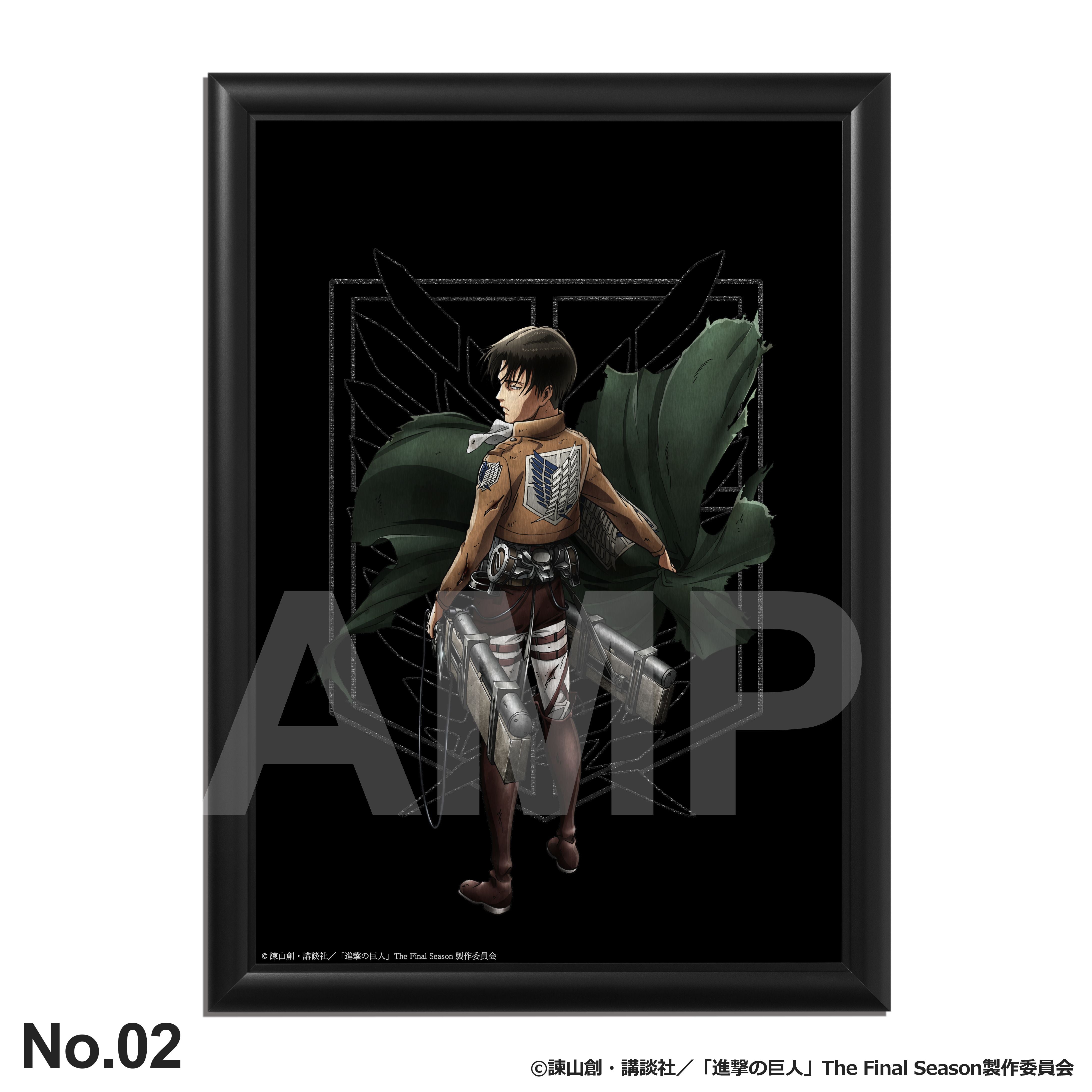 進撃の巨人　メタルアート　リヴァイ リヴァイ：バースデーアート – ART MERCH JAPAN