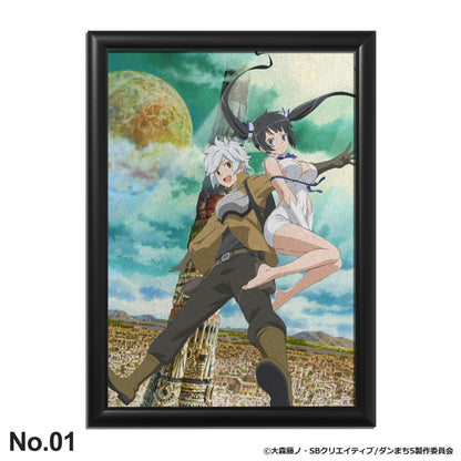 ダンまち：10周年記念メタルキャンバス