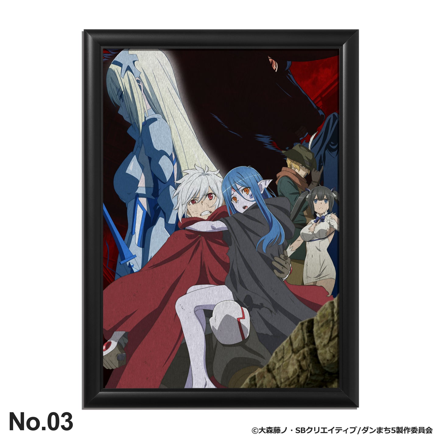 ダンまち：10周年記念メタルキャンバス