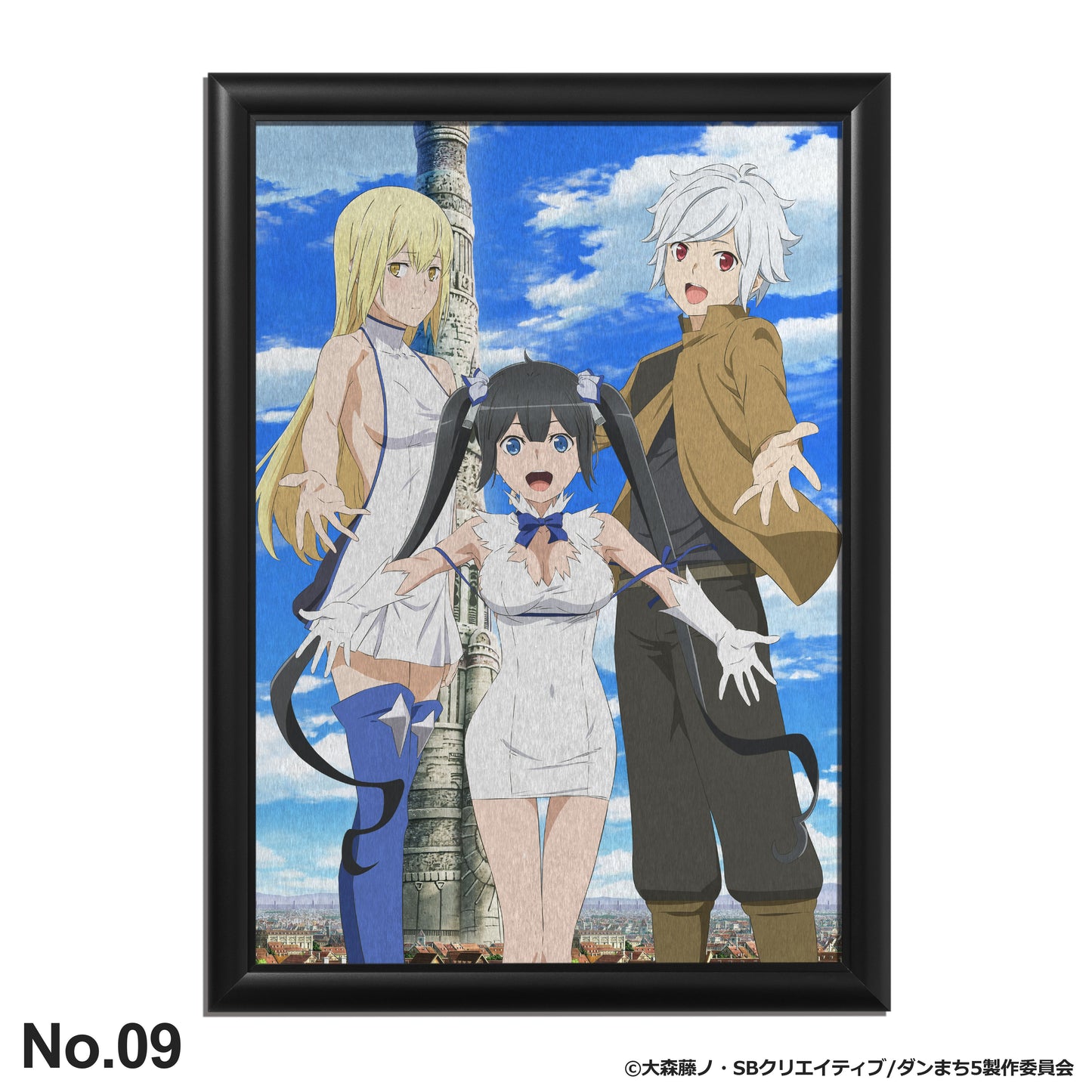 ダンまち：10周年記念メタルキャンバス